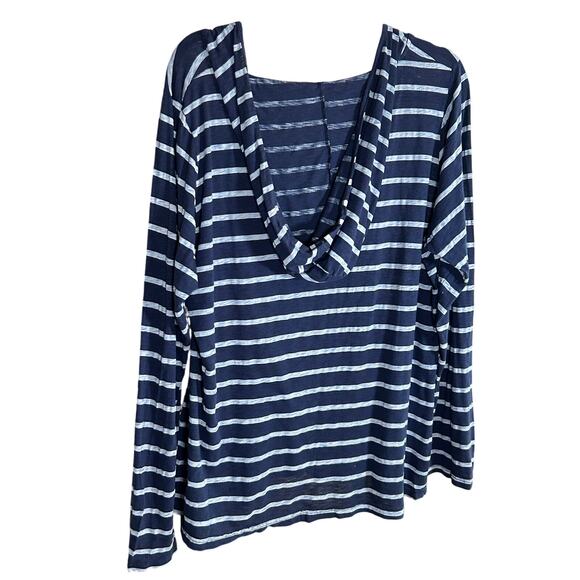 Fresh Produce Women Hoodie XL /XXL Nautical Preppy Beach Coastal Long Sleeve - Picture 4 of 11